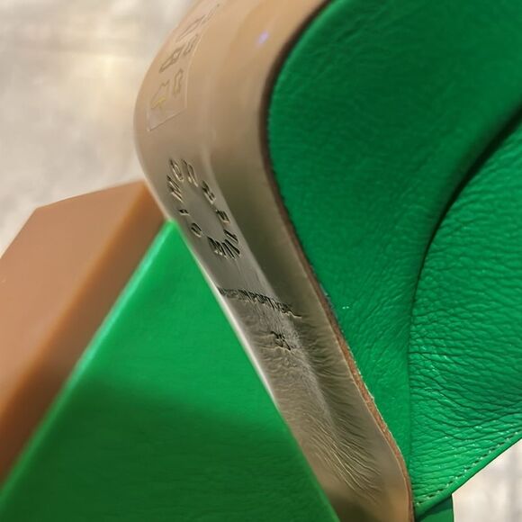 Simon Miller F229 Slice High Heel Sandals in Green, New, Size 36 - Picture 11 of 16